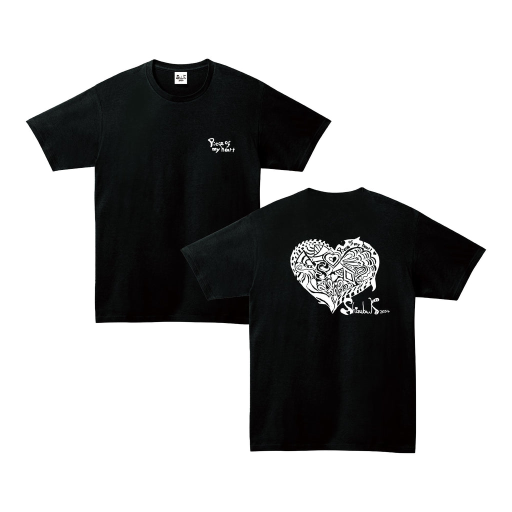 Tシャツ(ブラック) – Shizuka Kudo official goods store