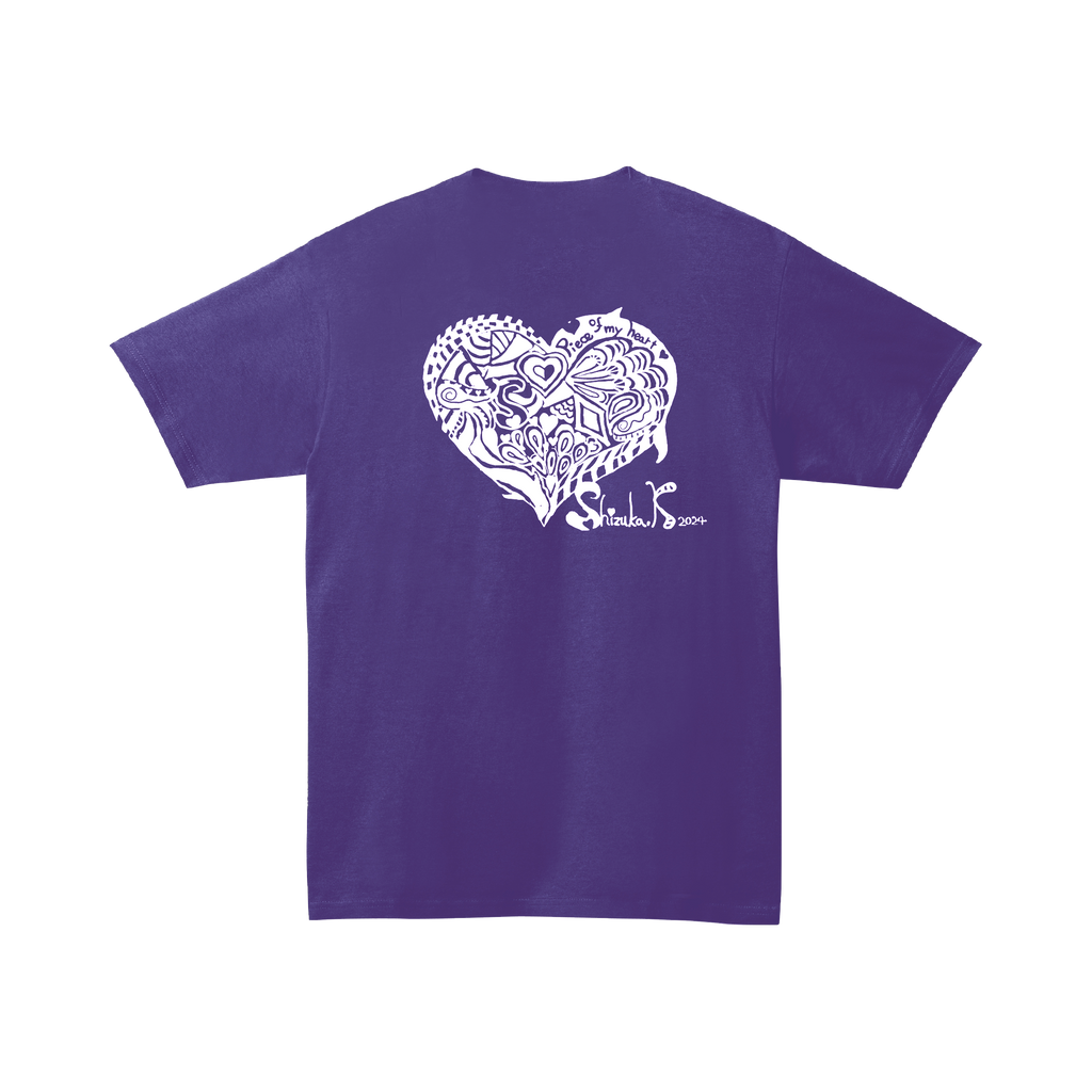 Tシャツ(パープル) – Shizuka Kudo official goods store