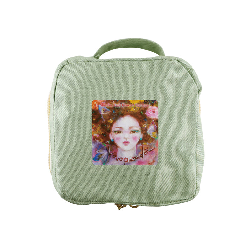 スクエアポーチ（グリーン） – Shizuka Kudo official goods store