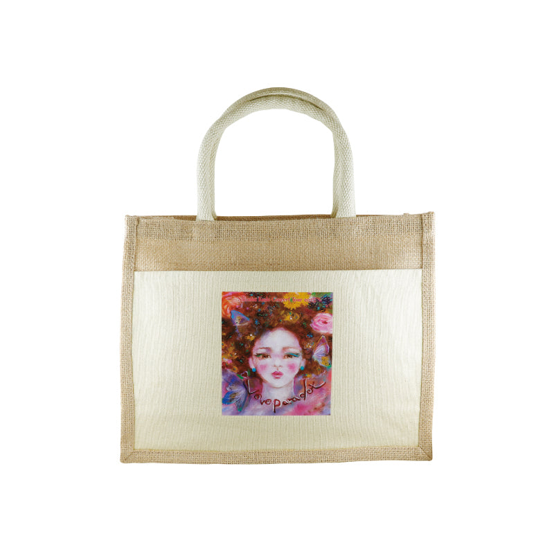 ジュートトートバッグ（Msize） – Shizuka Kudo official goods