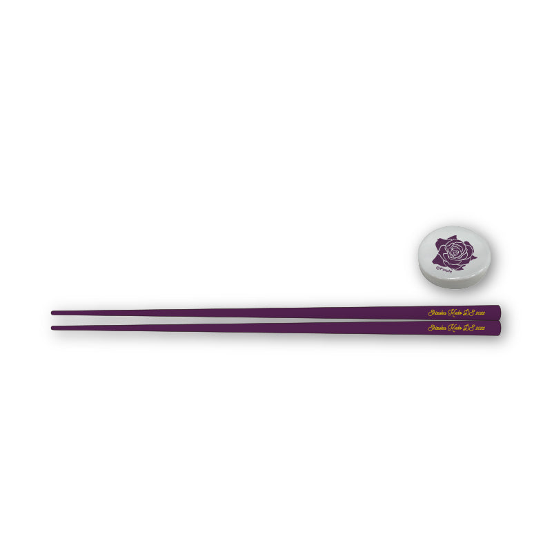 お箸&箸置きセット（江戸紫） – Shizuka Kudo official goods store
